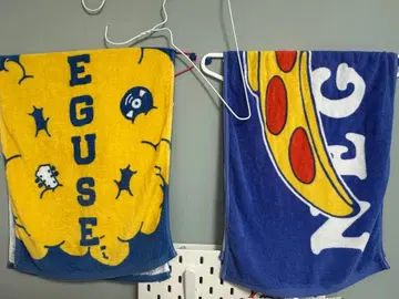 곱슬머리. 타월