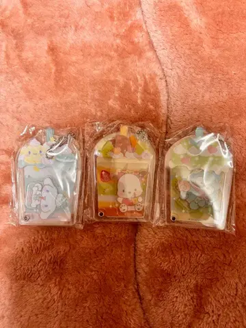 [산리오] 아크릴 키링 3개 세트