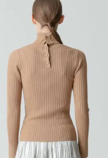 알아바일 스테디셀러 2WAY 리브 니트 카멜