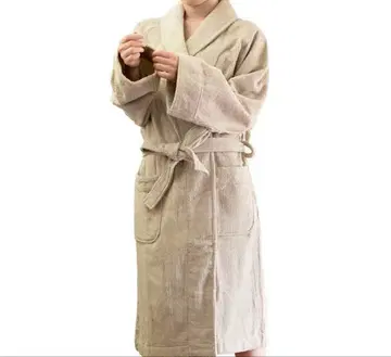TRAN PARAN 목욕 가운 L 사이즈 베이지