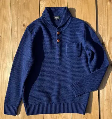 새상품 A.P.C. 헨리넥 니트 아페쎄 APC MHL