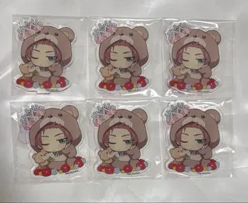 블루 록 이토시 사에 파보테리아 플라워 베어 아크릴 스탠드