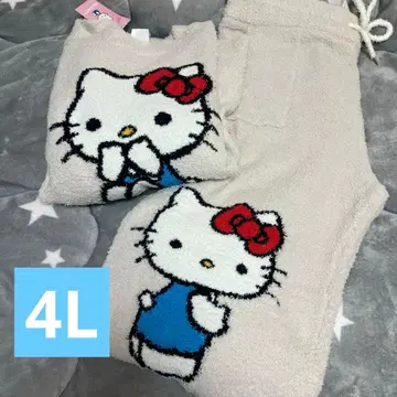 헬로키티 룸웨어 상하의 세트 4L 빅 사이즈 산리오 키티