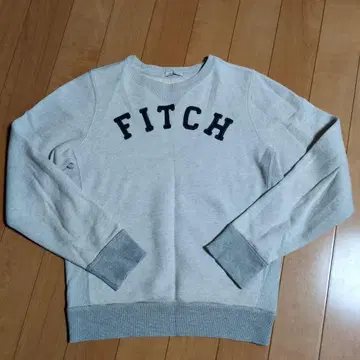 아바크롬비&피치 그레이 트레이닝복 맨투맨 M 구제 의류