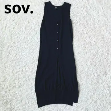 sov 소브 롱 가디건 베스트 원피스