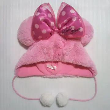 미니 팬캡 핑크 디즈니 리조트 공식 리본 모자