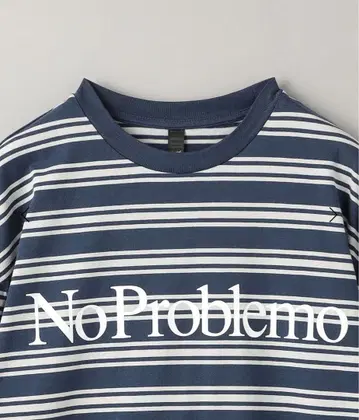 <No Problemo> 보더 롱 슬리브 TEE