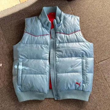 Puma 다운 베스트 여성용 L 라이트 블루