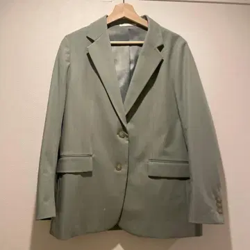 그린 테일러드 자켓 유니클로 UNIQLO