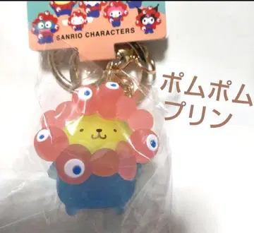 먀쿠먀쿠 산리오 키링 클리어 컬러 폼폼푸딩 박람회