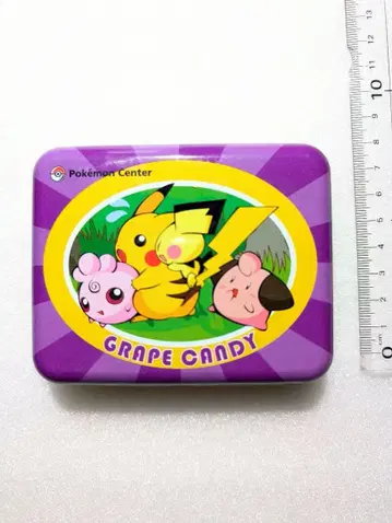 [레트로 레어] 캔 케이스 피이 푸딩 피카츄 피츄 포켓몬 센터 정품
