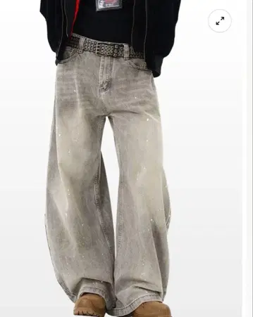 Decency Concept WASHED BAGGY DENIM PANTS