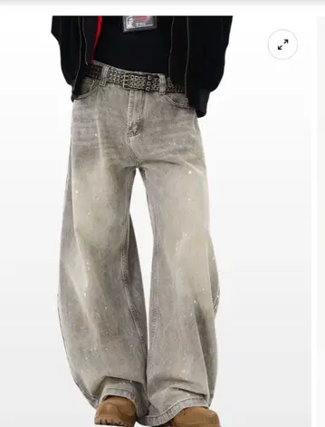 Decency Concept WASHED BAGGY DENIM PANTS