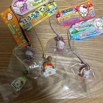 헬로키티 스트랩 세트 5종