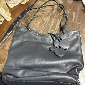 디즈니 콜라보 키타무라 블랙 토트백