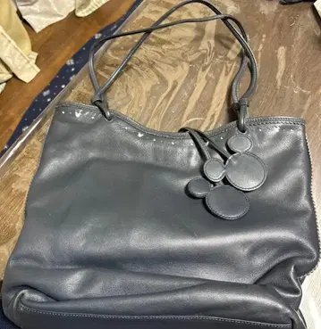 디즈니 콜라보 키타무라 블랙 토트백