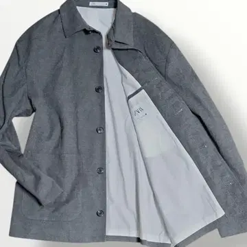 ZARA 스탠 칼라 자켓 XL