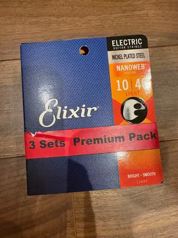 엘릭서 12052 일렉 기타 줄 NANOWEB 10/46 새상품