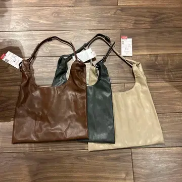 합성 피혁 숄더백 3색 세트