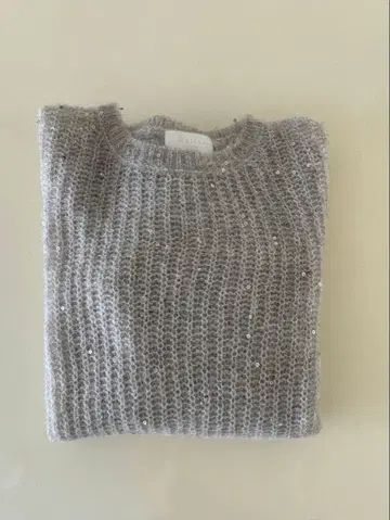 Ballsey 스팽글 모헤어 니트