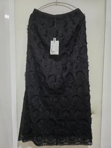 willfully 블랙 레이스 스커트