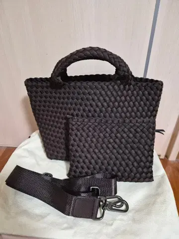 [컨디션 최상] NAGHEDI 나게디 토트백 초콜릿