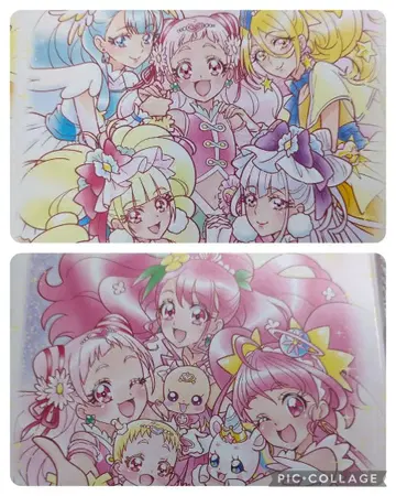 프리큐어 메모리얼 색지 2장