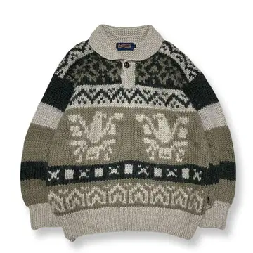 맥호프 코위찬 니트 노르딕 싸개 버튼 L 사이즈