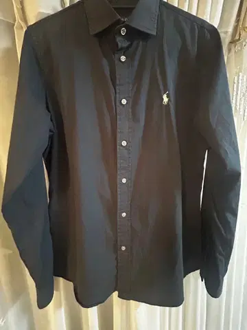 폴로 랄프 로렌 블랙 긴팔 셔츠