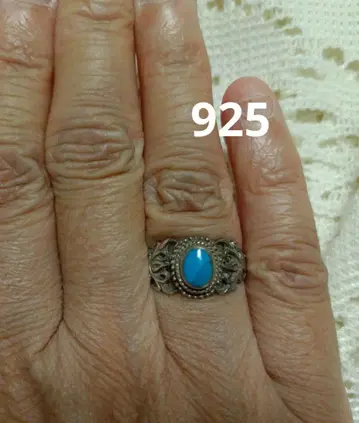 터콰이즈 컬러 925 반지