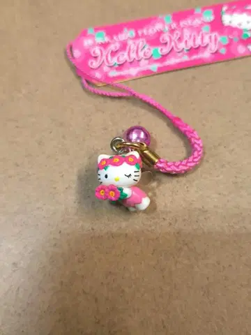 2003년 헬로키티 홋카이도 한정 플라워 아일랜드 스트랩