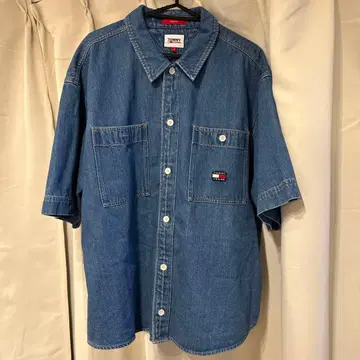 TOMMY JEANS 데님 셔츠 XL
