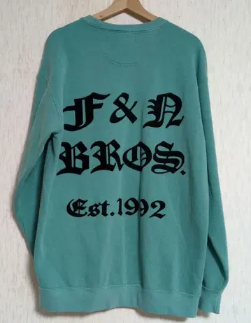 2 FATTY&NUTTY BROTHERS 맨투맨 L 사이즈