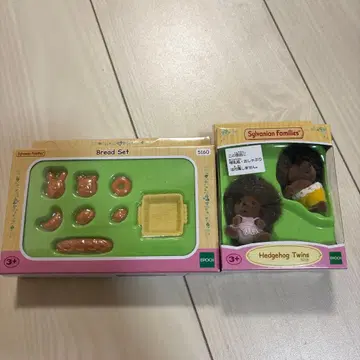 해외판 고슴도치 쌍둥이 아기 & 브레드 세트