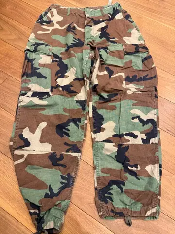 카모플라쥬 카고 팬츠 멀티 포켓