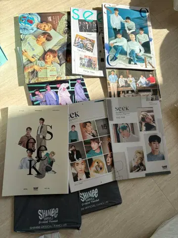 SHINee 공식 팬클럽 seek 책자 세트 9호~18호