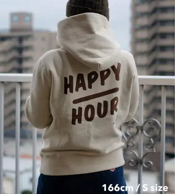 [ 미사용 새상품 ] 타코마 후지 레코드 해피 아워 후드티 후디