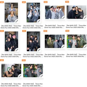Snow Man Dome Tour ON 굿즈 오프샷