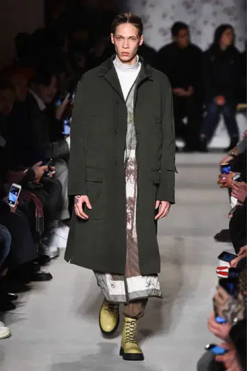 OAMC 벤틸 밀리 크로스 코트 새상품급 네이비