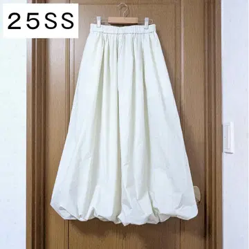 25SS 저널 스탠다드 레리움 벌룬 이지 스커트 화이트