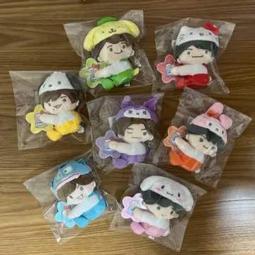 나니와단시 산리오 봉제 인형 7체 세트