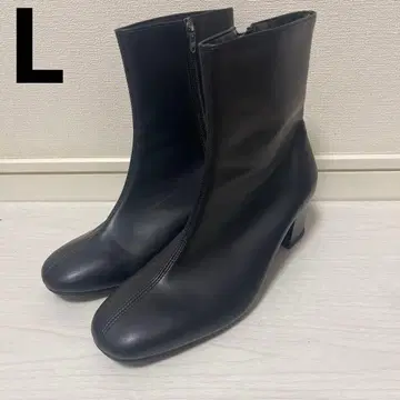 RAKUNA 정골 부츠 숏부츠 블랙 L 사이즈 4E