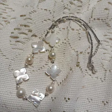 펄 쉘 Sterling 목걸이