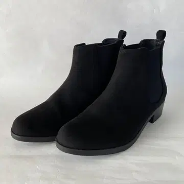 글로벌 워크  발수 사이드 고어 부츠 블랙 스웨이드 M