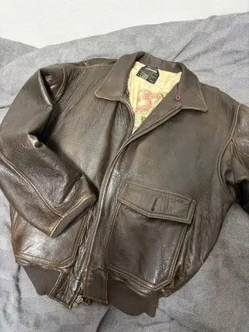 avirex g-1 가죽 자켓 브라운