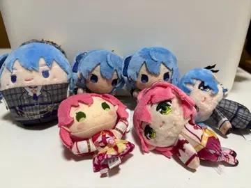 호시마치 스이세이 사쿠라 미코 봉제 인형 6체 세트