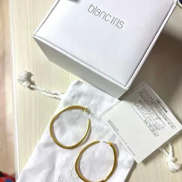 블랑이리스 후프 귀걸이 골드