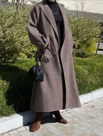 Mila Owen 접결 롱 트렌치코트