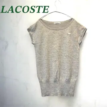 LACOSTE SPORT*새상품급 니트탑 그레이 골프 아가일
