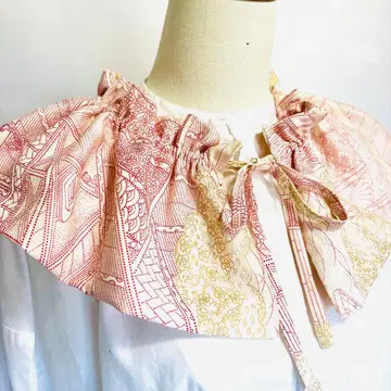 기모노 리메이크 탈부착 카라 2way